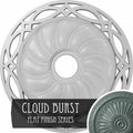 Hand-Painted Cloud Burst Ceiling Medallion J533