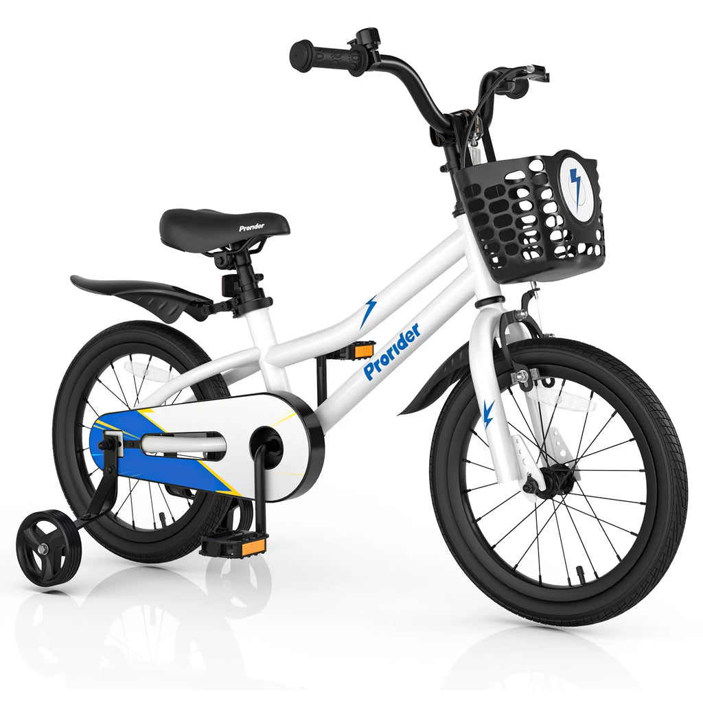 16'' Kid's Bike with Training Wheels & Basket K61555