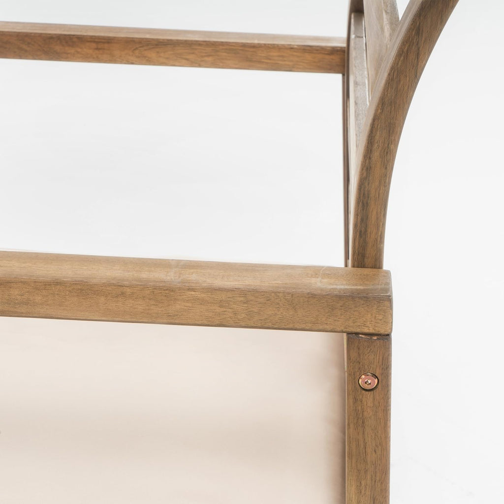 Acacia Wood Club Chairs 2-Pcs Set L165824