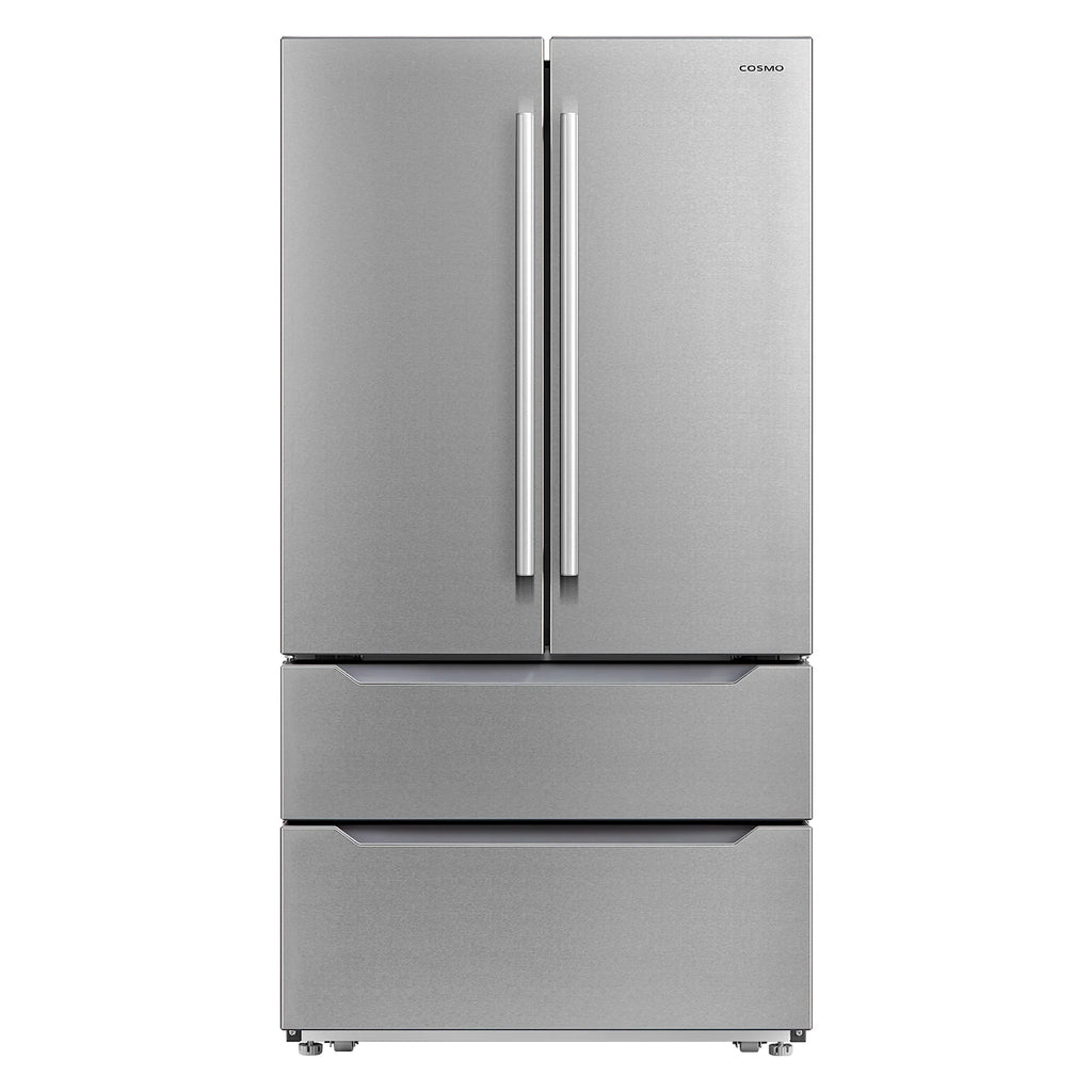 5 Piece Kitchen Appliance Package with Dual Fuel Range, Island Range Hood, Built-in Dishwasher, French Door Refrigerator & 48 Bottle Wine Refrigerator K1470