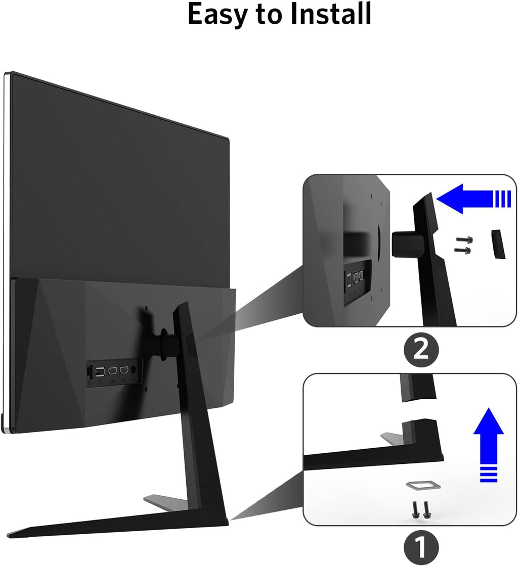 22” 144Hz 1920 x 1080p Full HD Flat Computer Monitor with HDMI Display Ports, Adjustable Tilt, Black Z818