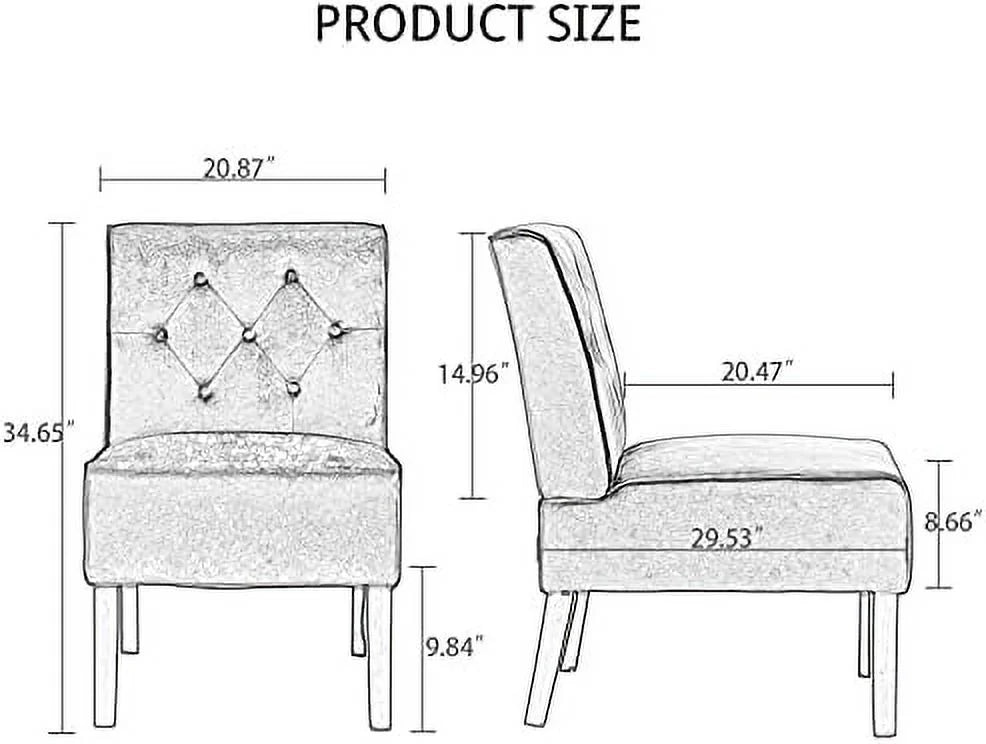 Grey Velvet Accent Chair E23677
