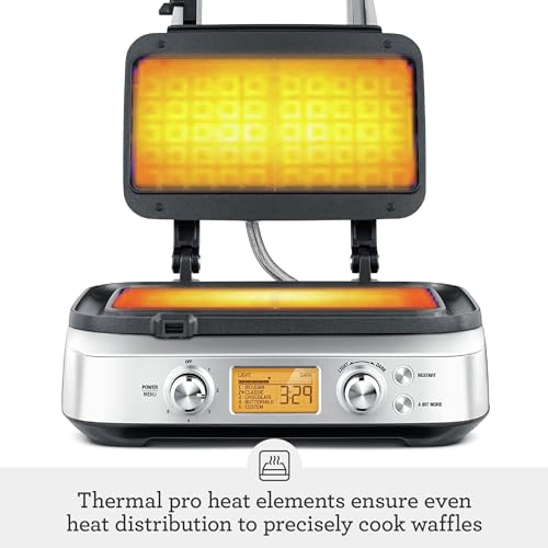 Stainless Steel 2 Slice Waffle Maker X3617