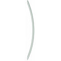 Offset Segment Shape Door Pull with Back to Back Mounting and 24x22 Center to Center - Satin Brass W83501