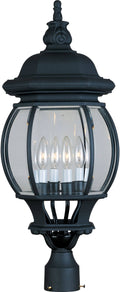 Black 4-Light Outdoor Post Lantern L259515