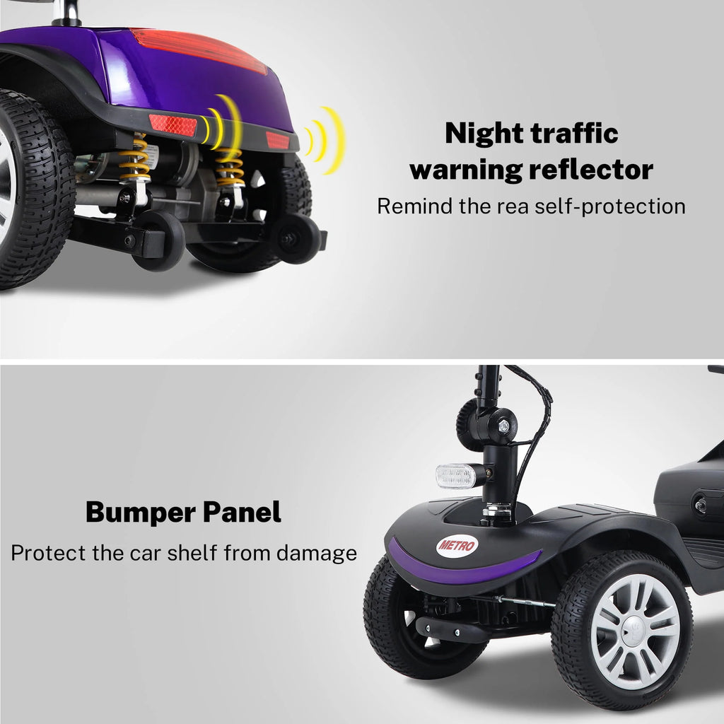 Blue 4 Wheel Mobility Scooter M464
