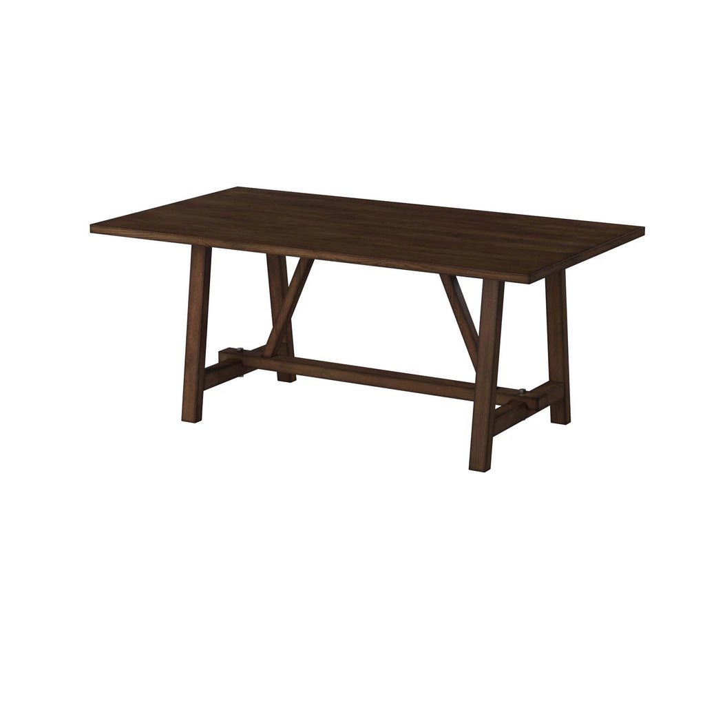 Wood Trestle Dining Table B53127