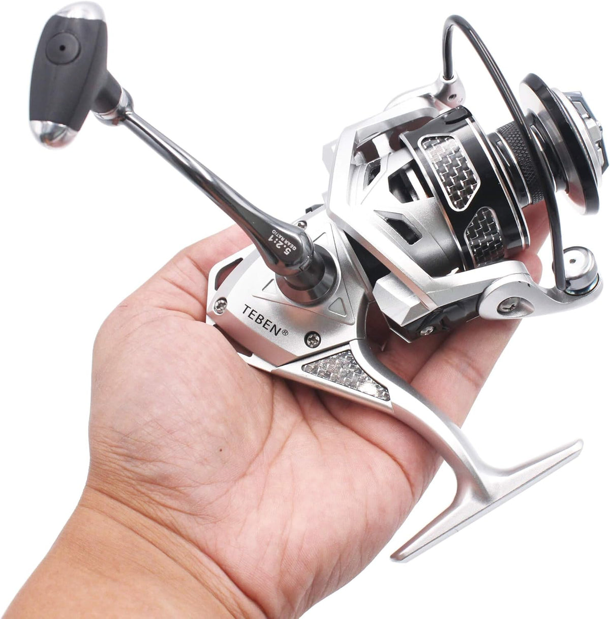 Carbon Fiber Aluminum Alloy Spinning Reel 5+1 BB I908596