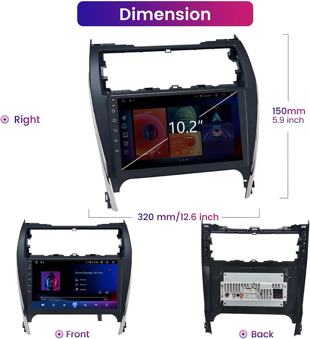 Car Stereo Bluetooth Radio with 1280x720 IPS Touch Screen A661533