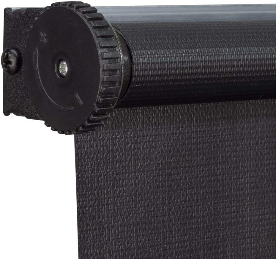 Black RV Blackout Roller Shades 14 W x 32 H H556