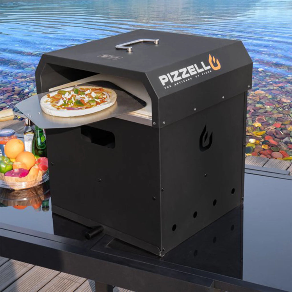 4 in 1 Wood Fired Outdoor Pizza Oven with Pizza Stone V11352