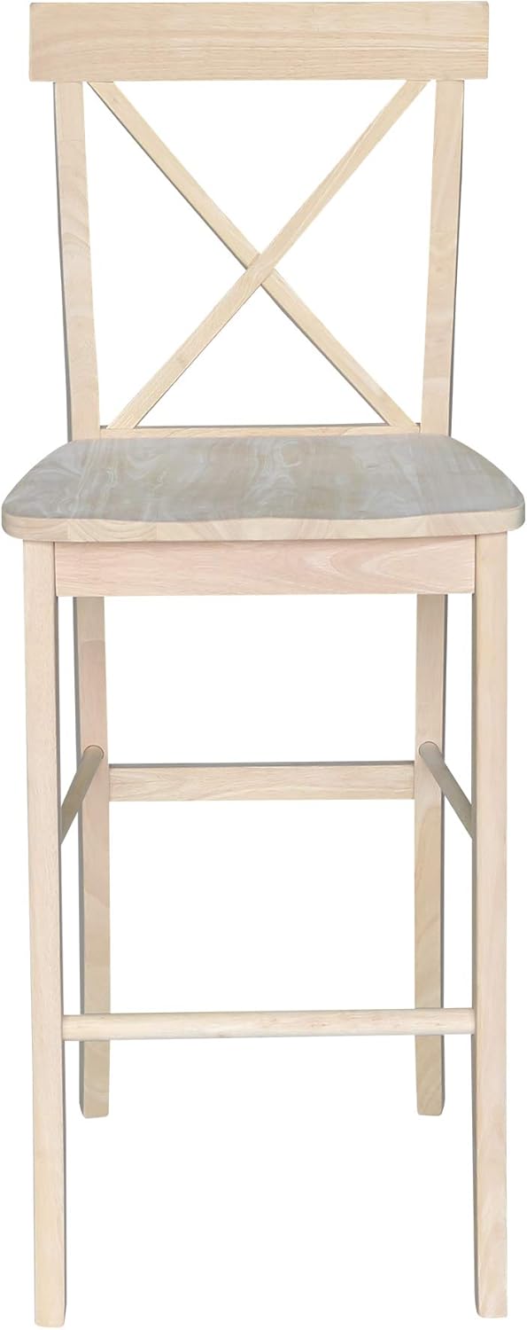 24 inch Pecan Barstool P607