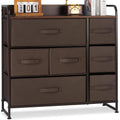 5 Drawer Fabric Dresser Storage Tower with Steel Frame G53639