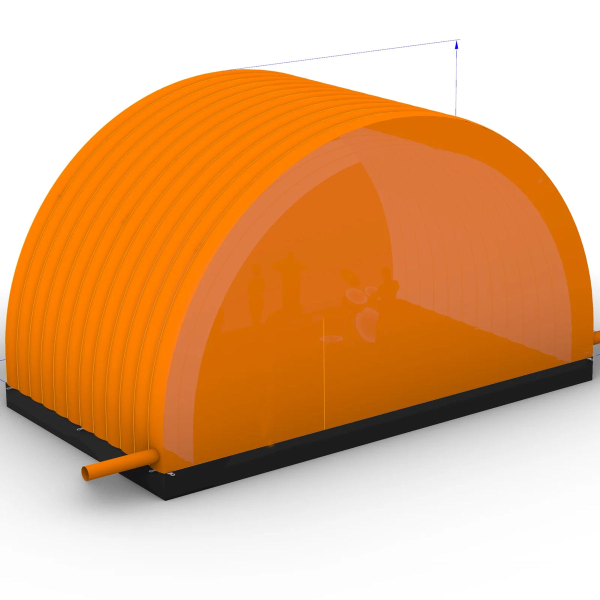 Orange Portable Outdoor Inflatable Tent U4478