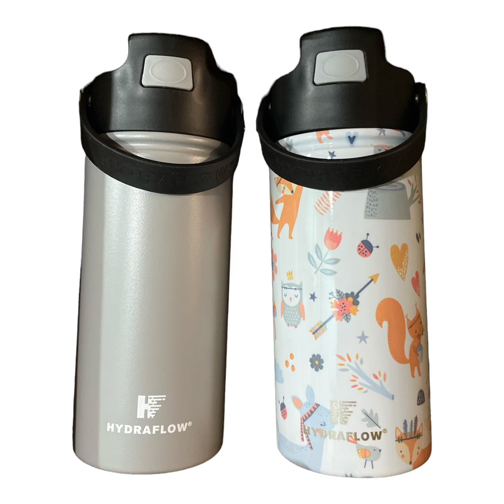 14oz Stainless Steel Bottles with Copper Lining, 2 Pack P474174