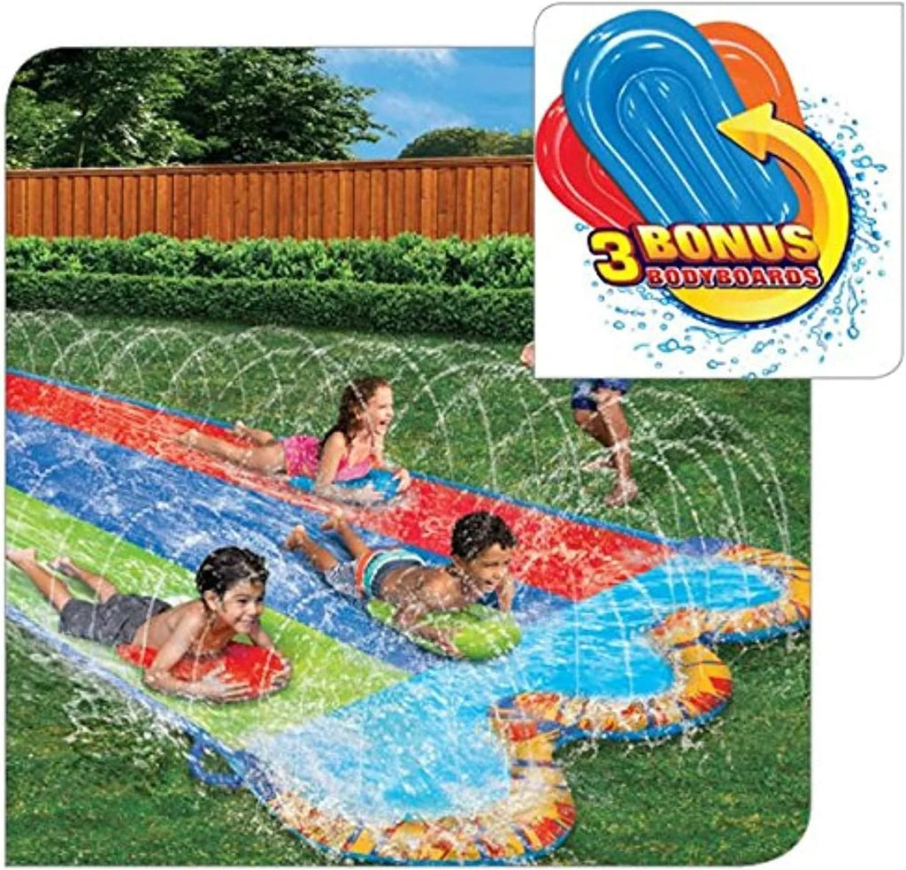 16 Ft Water Slide with 3 Bodyboards M805
