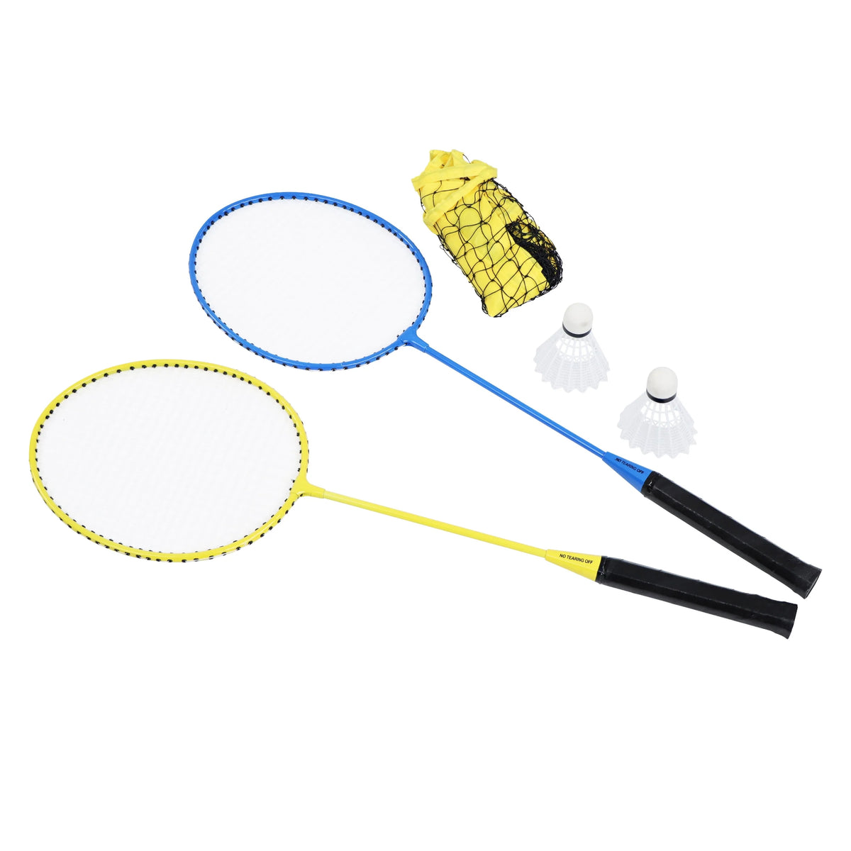 Outdoor Badminton Set with Net Rackets and Birdies R38532