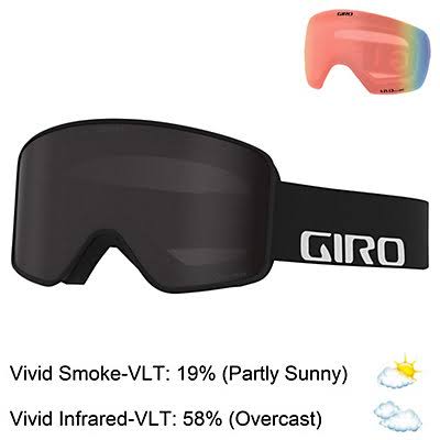 Black Wordmark Vivid Smoke Goggles F576