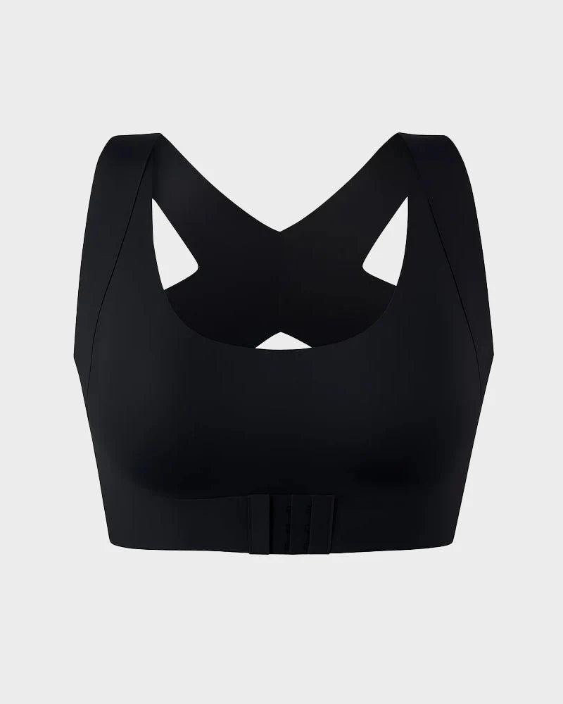 Front Closure Cross-Back Wireless Bra P79672