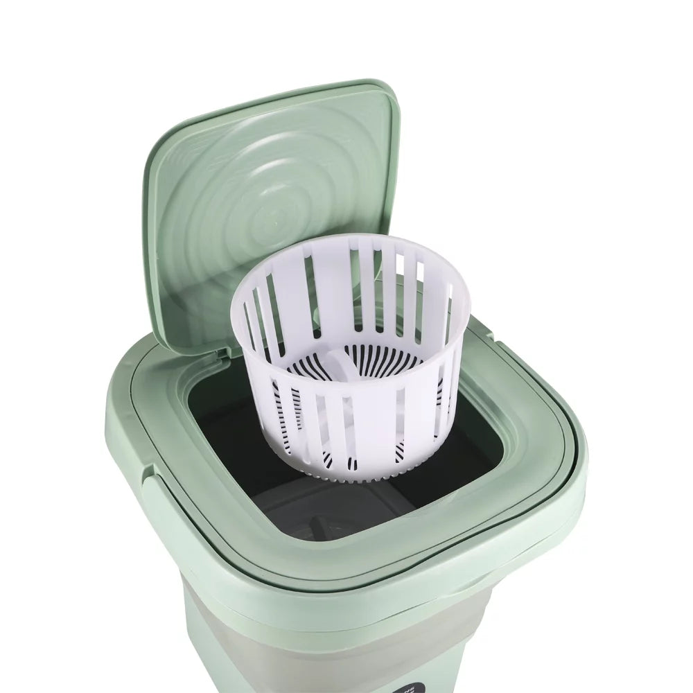 Green 8L Portable Folding Washer E330