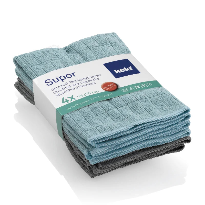 Mint Green Cleaning Cloths 4pc O288619