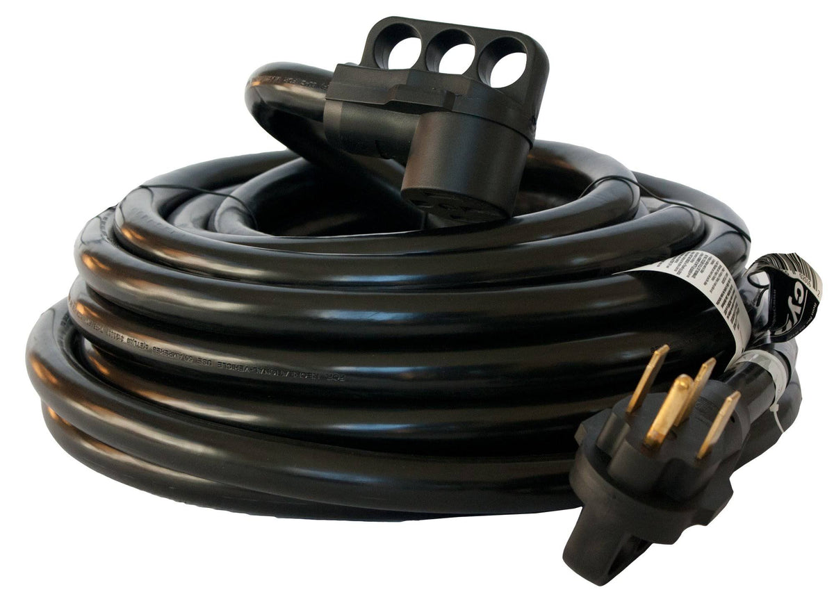 50 Amp RV Electrical Extension Cord, Black G4548