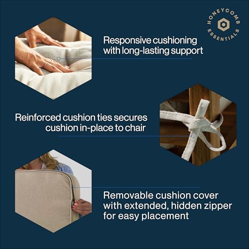 Outdoor Dining Chair Cushion 20 x 41 Navy A878