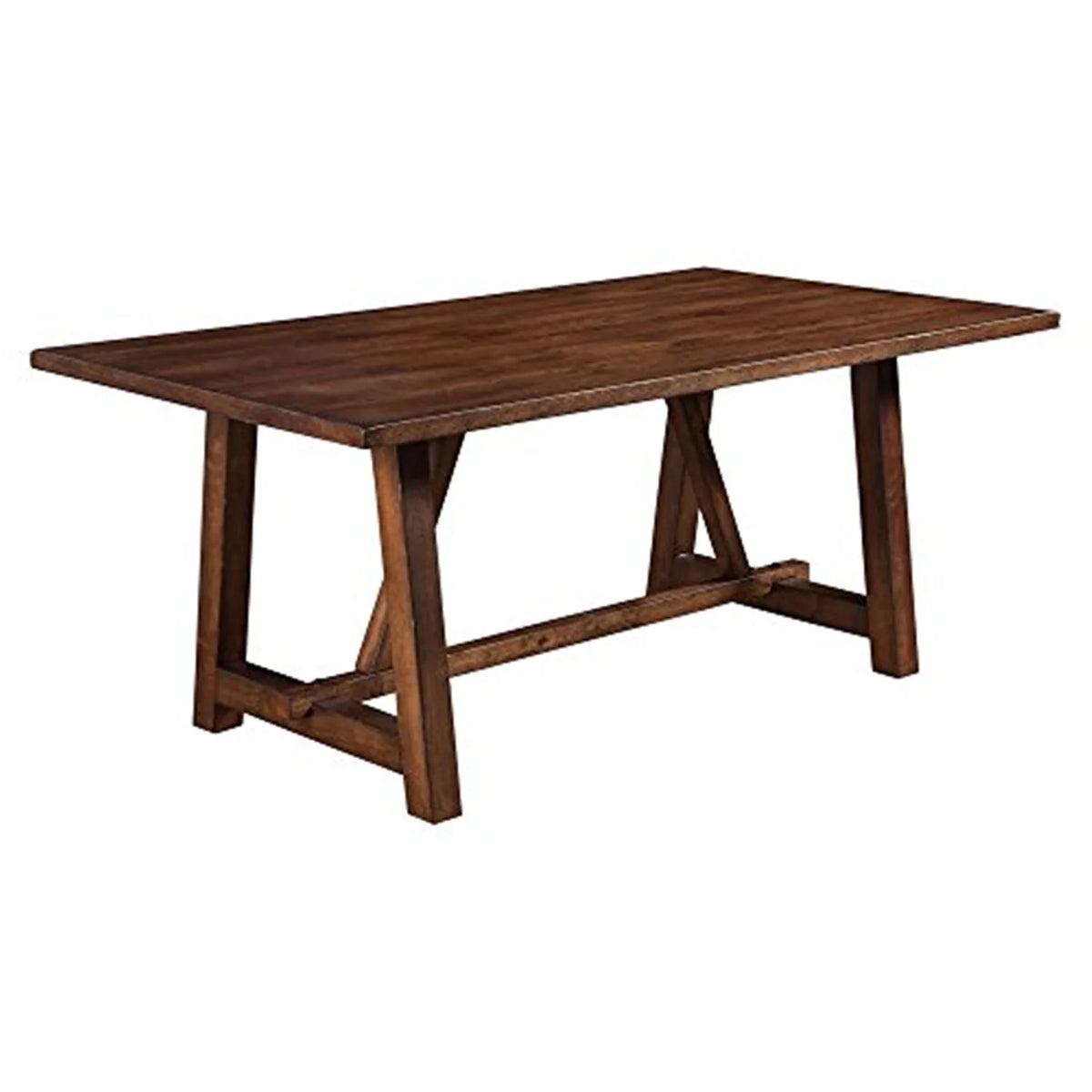 Wood Trestle Dining Table B53127
