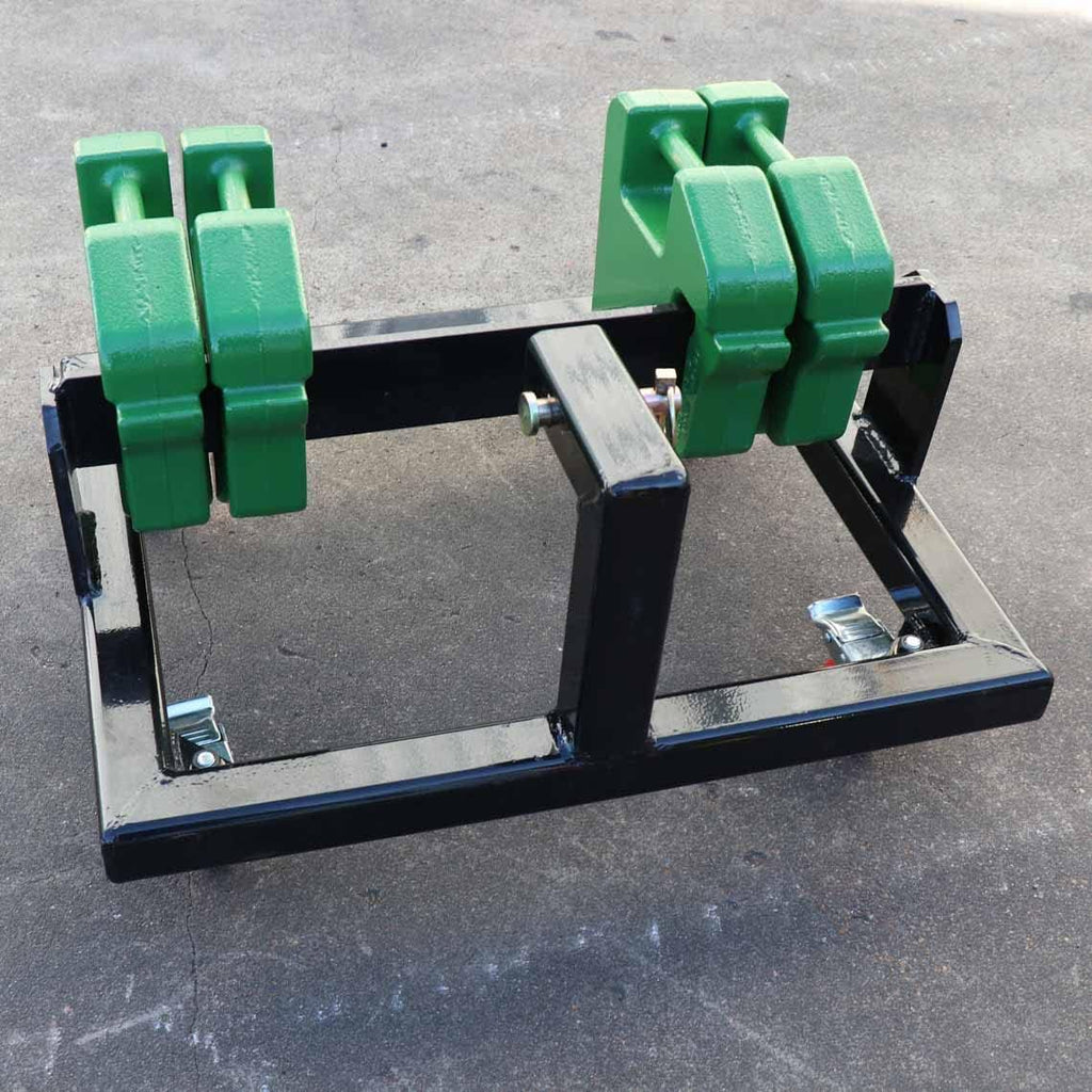 Black Rolling Suitcase Weight Cart with Receiver W12807