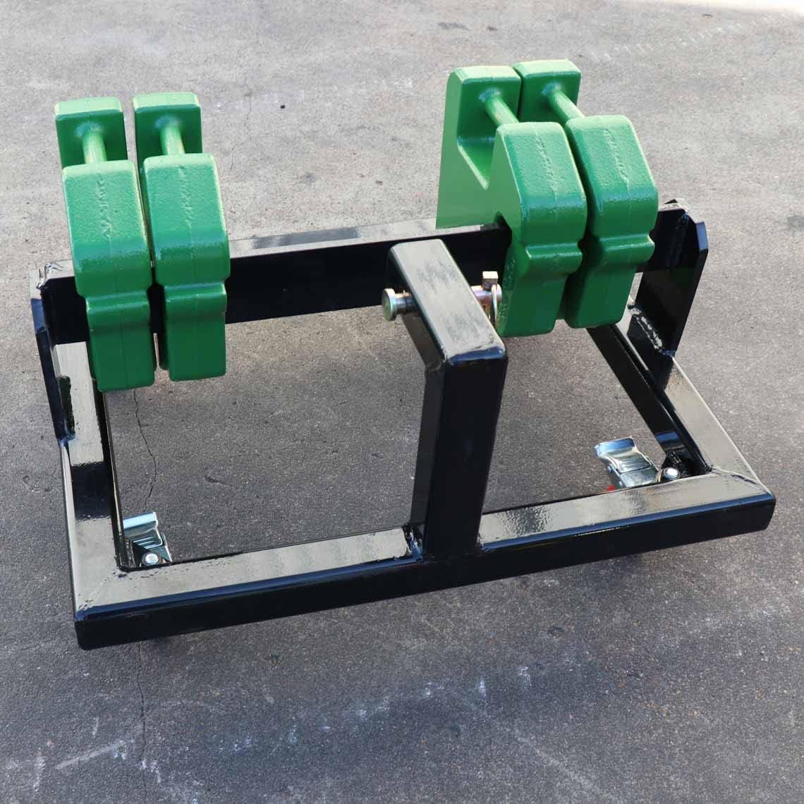 Black Rolling Suitcase Weight Cart with Receiver W12807