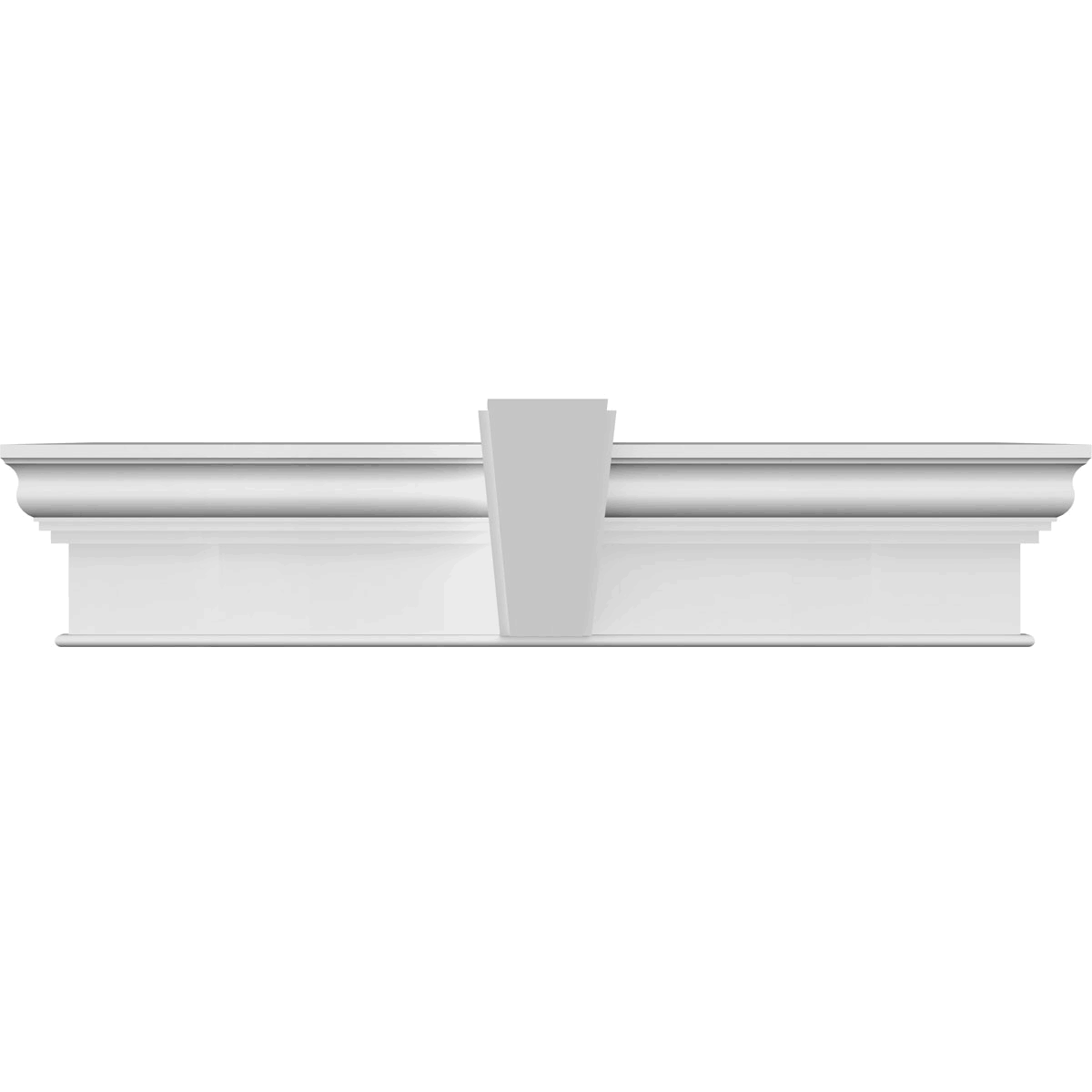 Craftsman Crosshead with Deco Keystone V4976