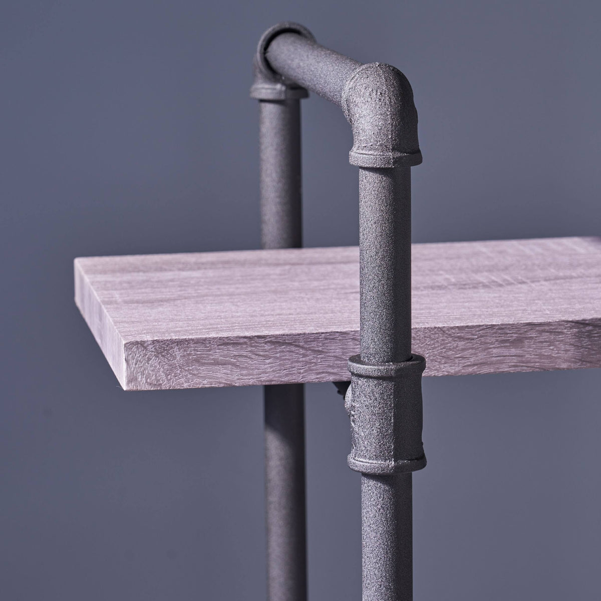 4-Tier Industrial Shelf in Dark Brown Q451