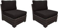 Onyx Armless Sofa Set of 2 E47342