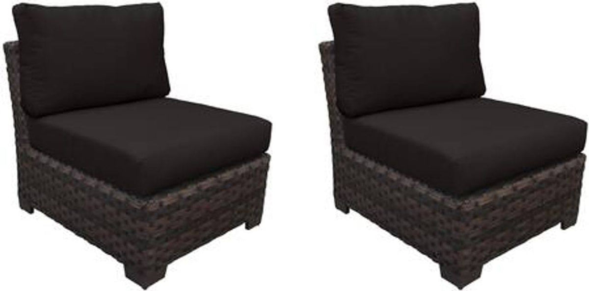 Onyx Armless Sofa Set of 2 E47342