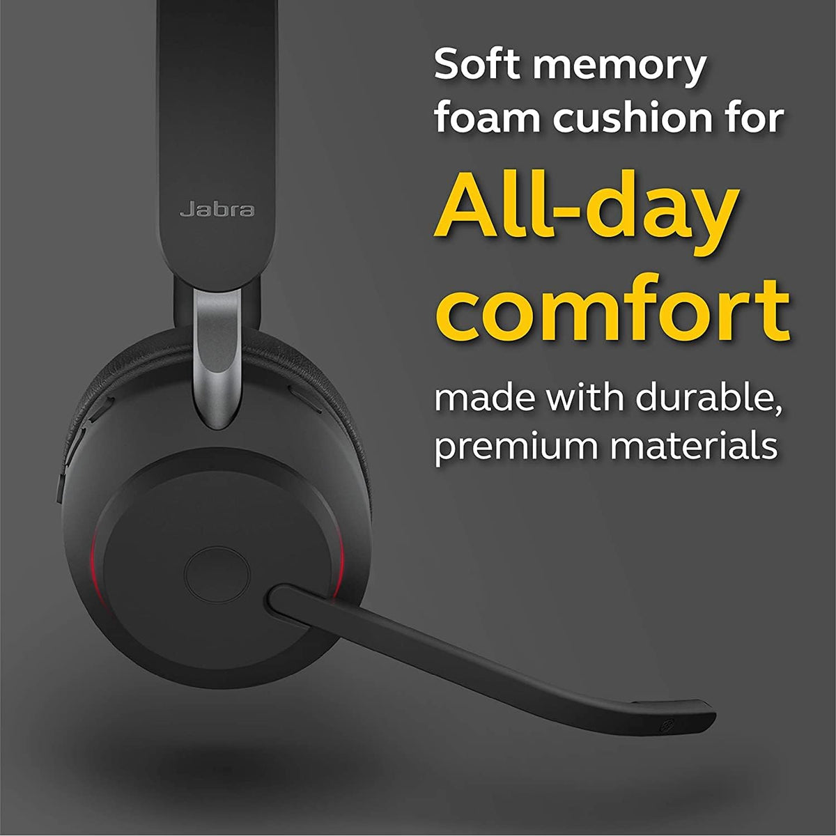 Black Wireless Bluetooth Headset with Passive Noise Cancelling N36352