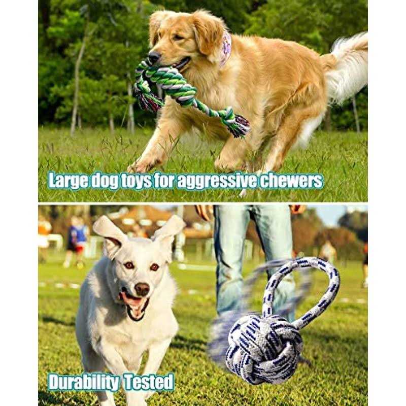 Interactive Flirt Pole Dog Toy with Fleece Rope Tether R71576