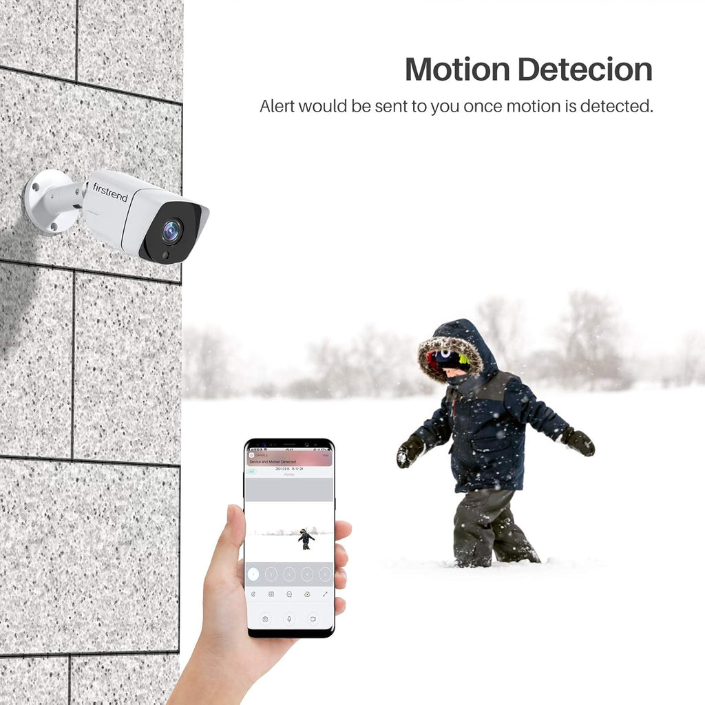 5MP PoE Security Camera System with 4 Cameras and 1TB HDD N8607