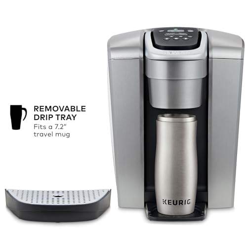 Brushed Silver Single Serve K-Cup Pod Coffee Maker S963818