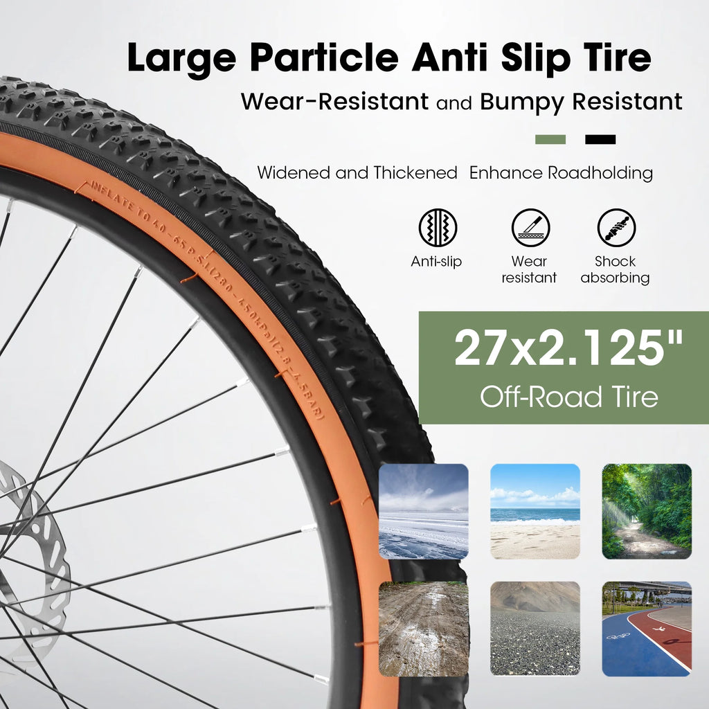 27.5 inch 21 Speeds Black Mountain Bike Y287