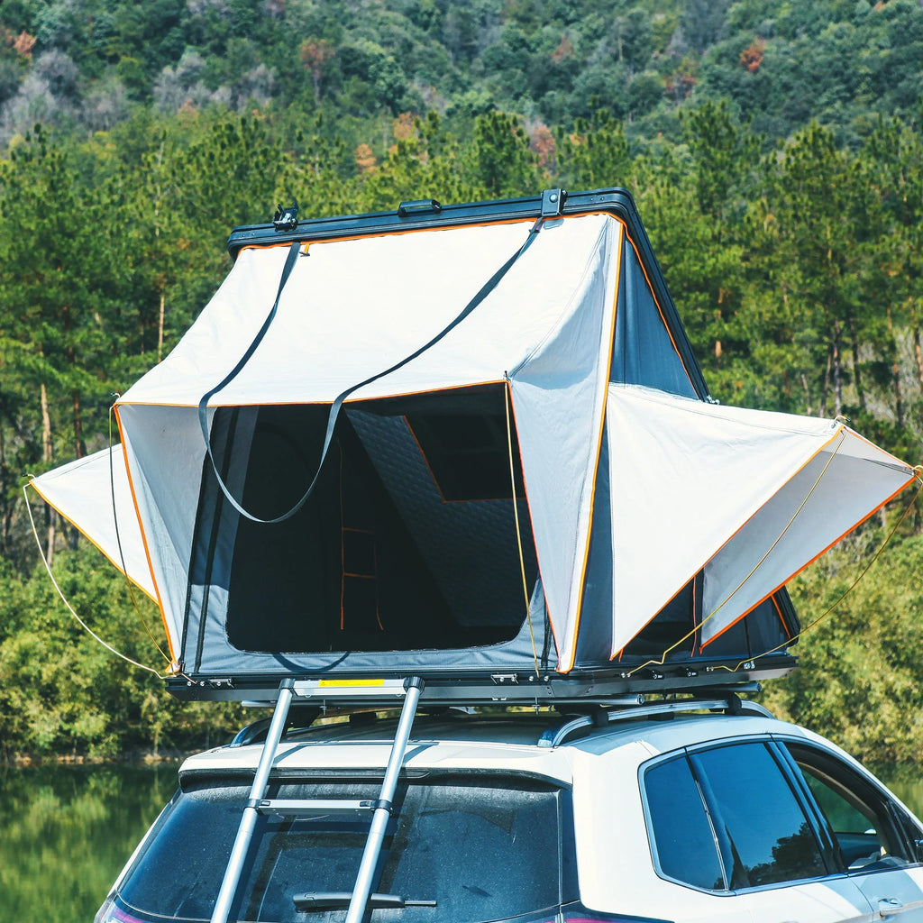 Triangle Aluminium Black Hard Shell Rooftop Tent F78707