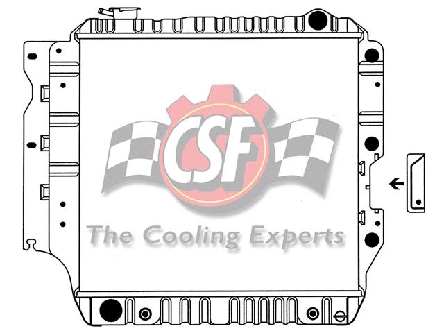 Radiator for Jeep Wrangler Y70233