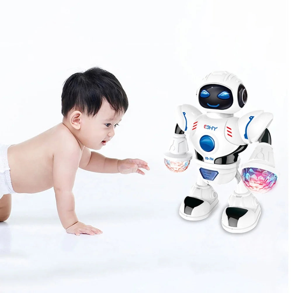 Fashion Intelligence Development Toys Robot Dancing Children Electric Light Music Model Toy C57598