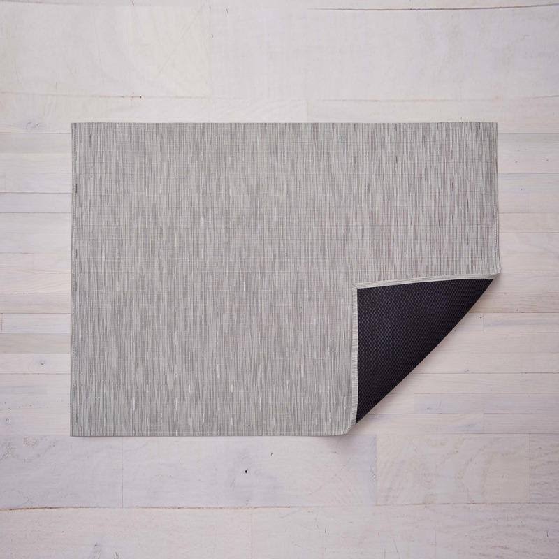 Grey Flannel Woven Bamboo Rug G35818