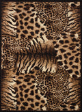 Black/Brown Area Rug X12530