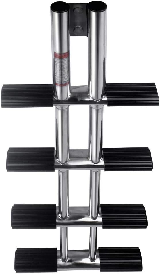 Stainless Steel 4 Step Telescopic Boat Ladder F7817
