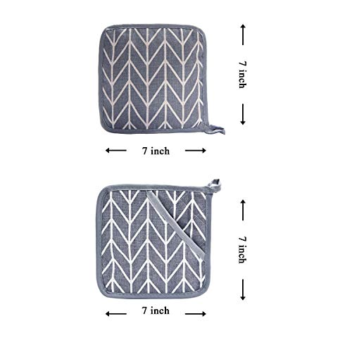Oven Mitts and Potholders 4-Piece Set R979642