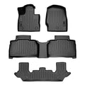 Black Floor Mats Liner Set with 2nd Row Bench Seats Y556