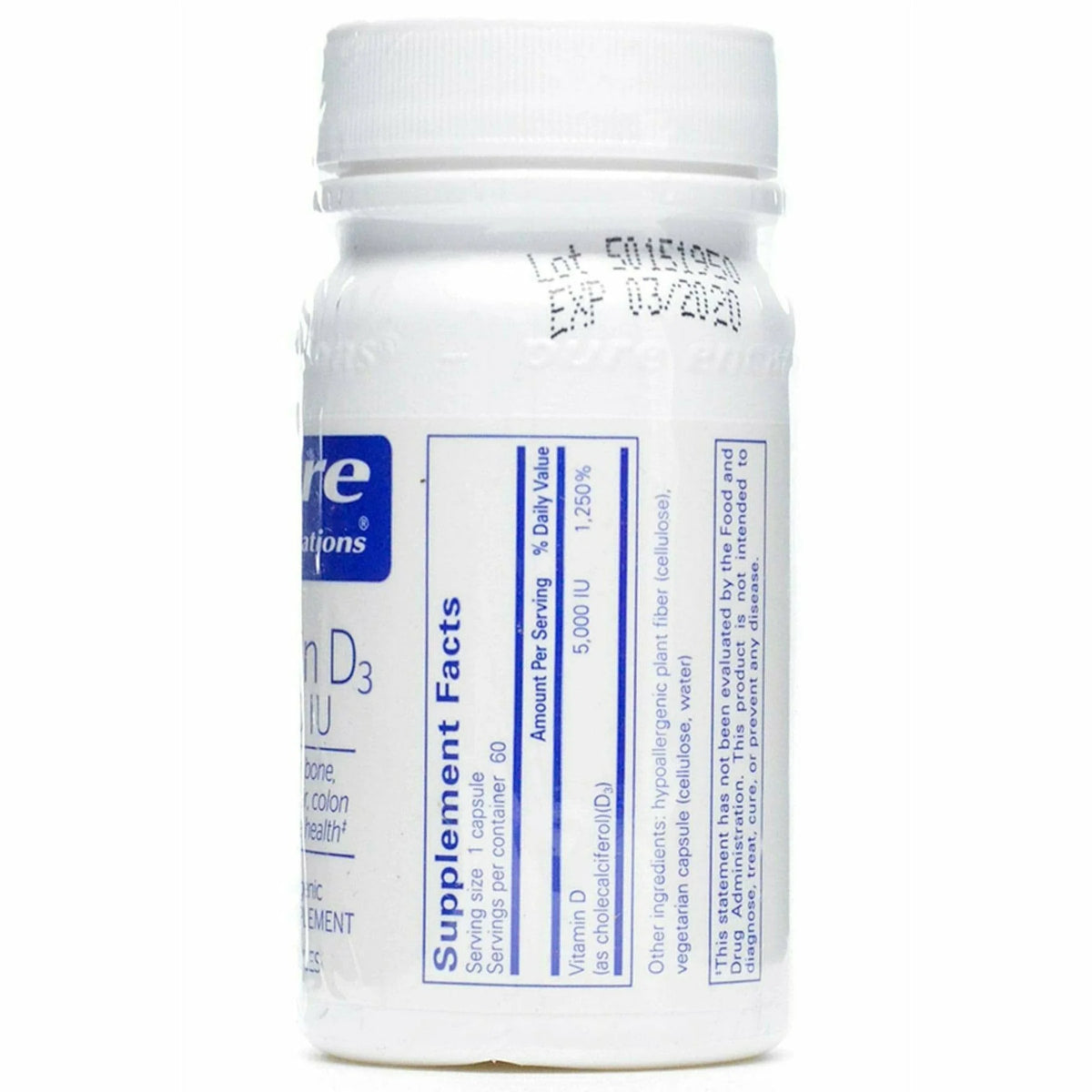 Vitamin D3 5000 IU W73046