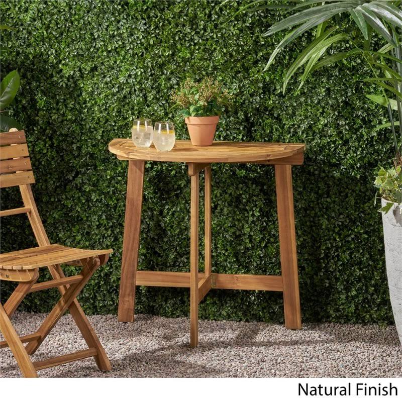 Acacia Wood Folding Bistro Table S6970
