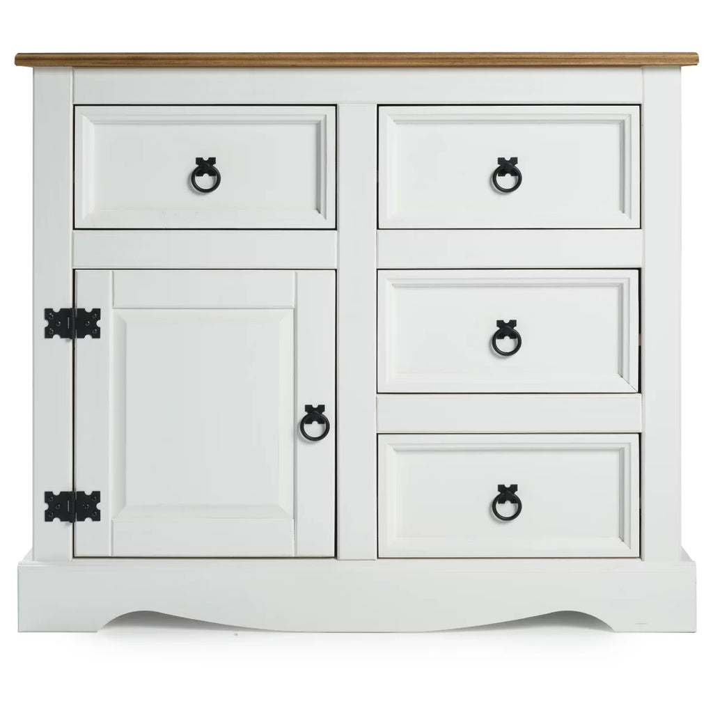 Wood Buffet Sideboard 1 Door 4 Drawers R920852